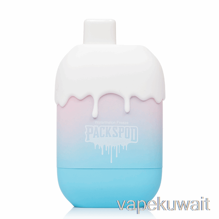 Packwood Packspod 5000 ميامي الضباب القابل للتصرف (تجميد البطيخ) مجموعات جراب Vape